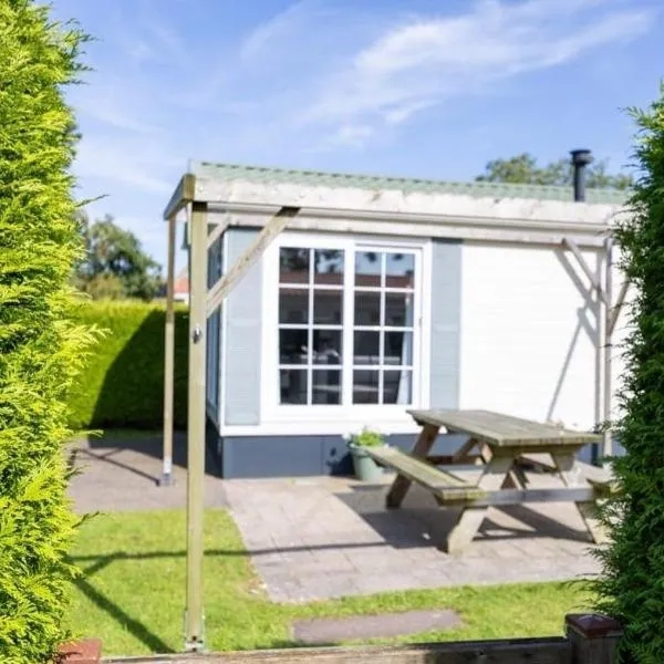 Chalet Wad35 met grote, groen omheinde tuin、Tzummarumのホテル