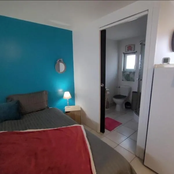 À la campagne, studio 25M2-pour 2p, CALME, wifi, jardin, parking, hotel a Yèvres