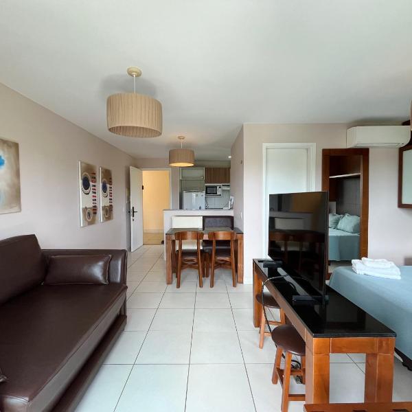 PARAÍSO VG SUN CUMBUCO - PARA 4 PESSOAS - COM HIDRO, SAUNA, PISCINA, COZINHA COMPLETA, PARQUINHO E WI-Fl