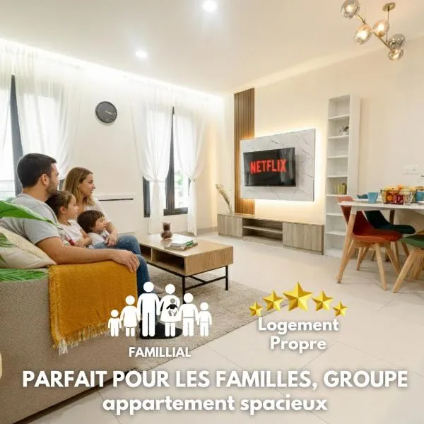 La Confortable - Spacieux T3 familial 6pers - Bonn'appartts-sur-Seine، فندق في Bonnières-sur-Seine
