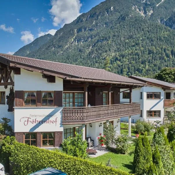 Föhrenhof Apartments, hotel di Farchant