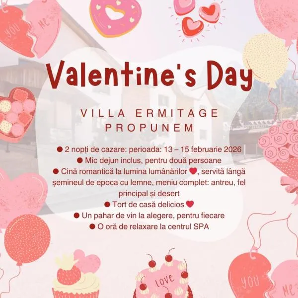 Villa Ermitage, hotel Buşteniben