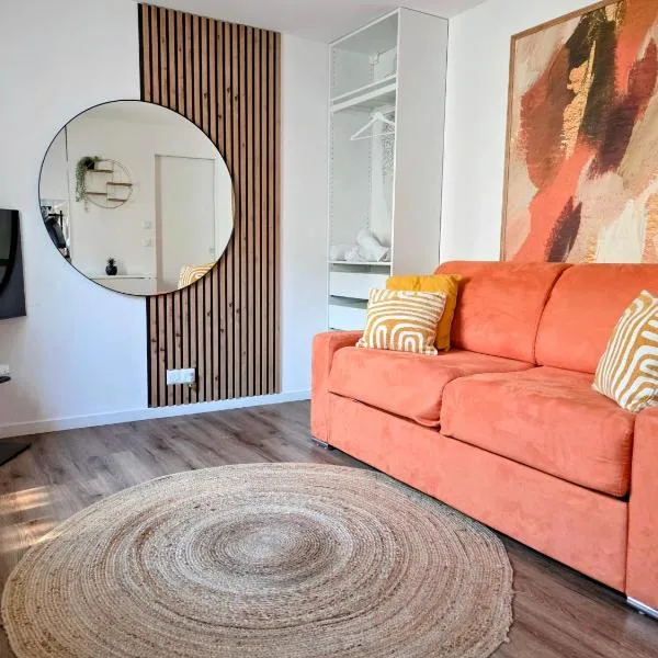 Évasion Douceur, studio proche de Paris, à deux pas du métro 14 et de Gustave Roussy, hotel a Villejuif
