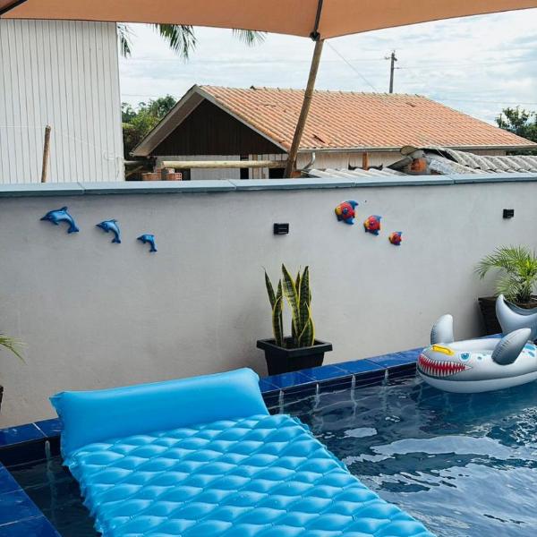 Casa do Delei - Linda casa com piscina em Orleans - Foto 4