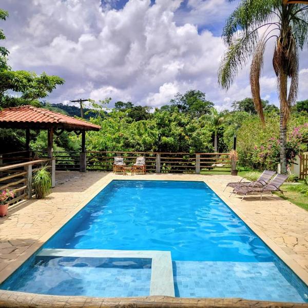 Chácara Rancho Imperial - Socorro - SP - Piscina, Churrasqueira, Forno à Lenha, Campo de Futebol e uma linda Vista para a Montanha!
