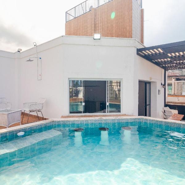 Cobertura C/AR Piscina e Churrasqueira Privativa