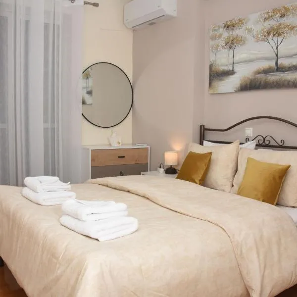 Sparta Central Apartment with Free Parking, hotel Szpártiban