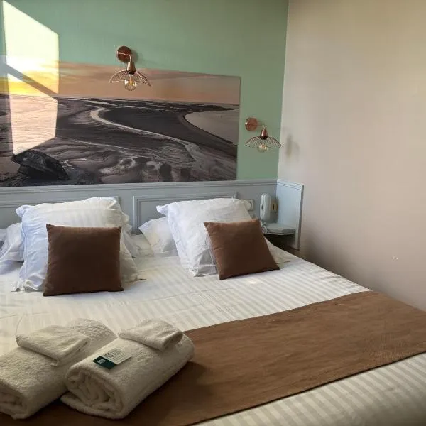 Logis Hôtel- Restaurant Le Relais Guillaume de Normandy-PARKING GRATUIT-Bornes électriques-VUE BAIE TERRASSE-Calme, מלון בסן-ואלרי-סור-סום