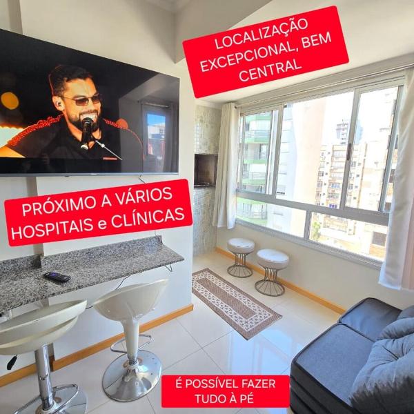 Studio Completo, Centro, Próximo a Hospitais, Vaga