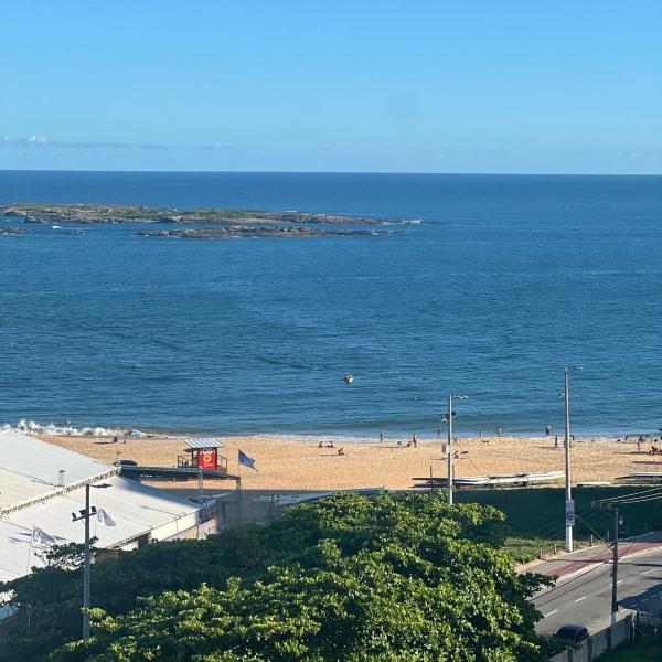 Apartamento com terraço privativo e vista mar