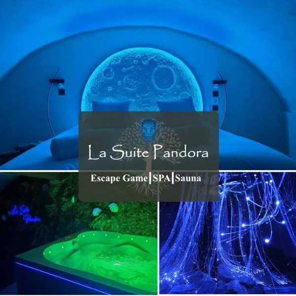 La Suite Pandora - Escape Game I SPA I Sauna, hotel en Cournon-dʼAuvergne