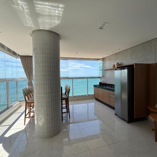 Apartamento Alto Padrão Beira-Mar Praia do Morro 4 Suítes com Ar Condicionado 2 Vagas de Garagem - Foto 4