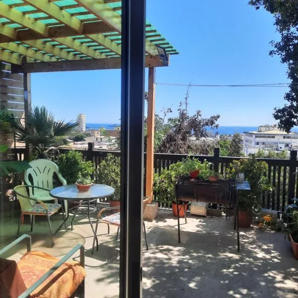 Loft vista a la bahía, hotel i Valparaíso
