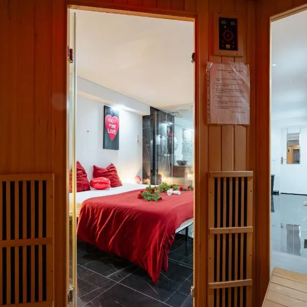 Le Qube Romantique by Prestige Home Living - sauna & balnéo 2 places - Montdidier, ξενοδοχείο σε Montdidier