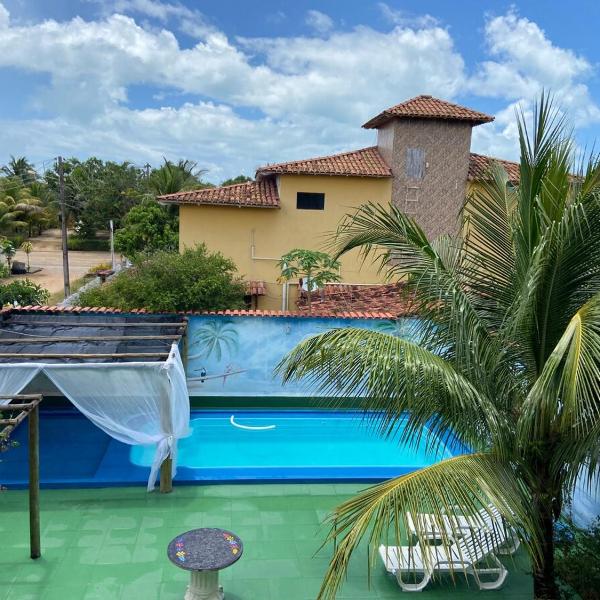 Casa para Temporada Frente P Praia com piscina ar cond