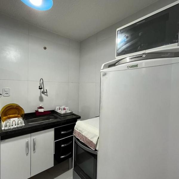 flat aconchegante com cozinha, área e churrasqueira - Foto 4