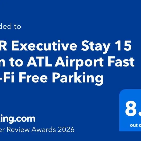 3BR Executive Stay 15 Min to ATL Airport Fast Wi-Fi Free Parking – hotel w Atlancie