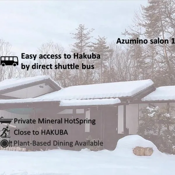 HAKUBA Ski Base Private Onsen Villa Veg Vegan – hotel w mieście Azumino
