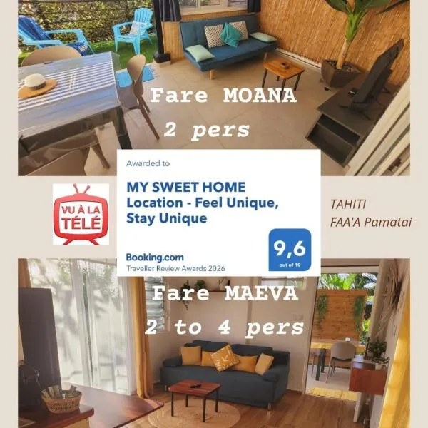 MY SWEET HOME Location - Feel Unique, Stay Unique, hotel i Faaa