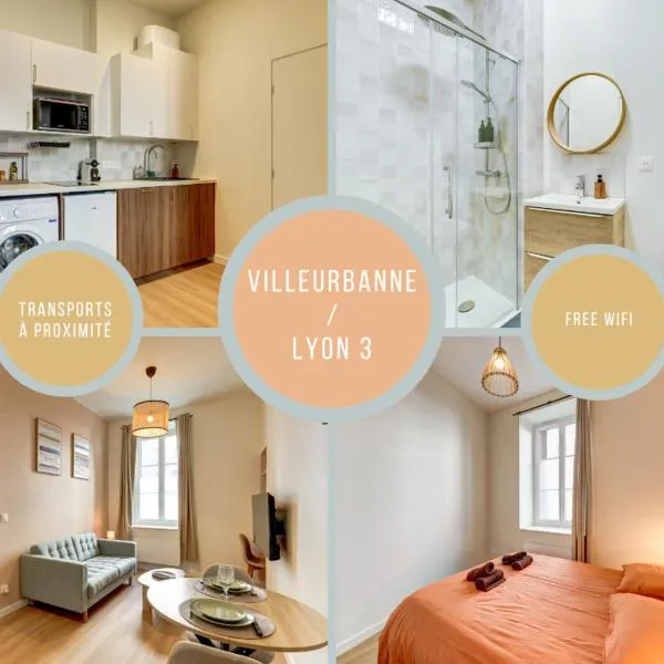 L'Opaline - Appartement premium à deux pas de Lyon, hotel u gradu Vilerban