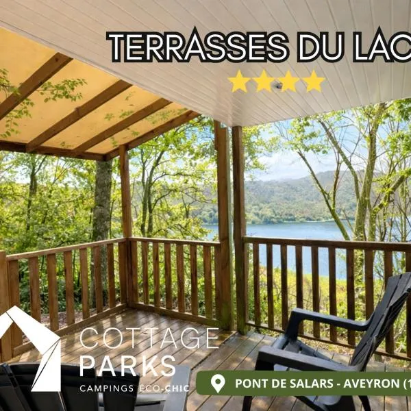 Cottage PARKS Mobil-home éco-chic vue lac, hotel in Pont-de-Salars