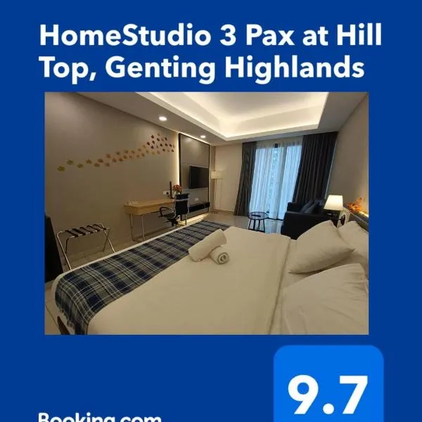 Kp HomeStudio 3 Pax at Hill Top, Genting Highlands, hotel u gradu 'Tanah Tinggi Genting'