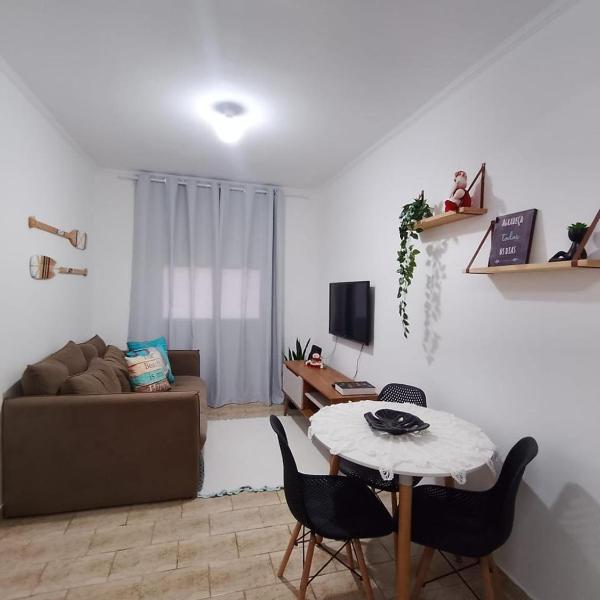 Seu apê no Canto do Forte com Wi-Fi e Pet Friendly - Estacionamento Rotativo