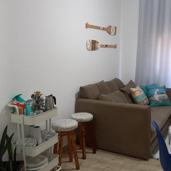 Seu apê no Canto do Forte com Wi-Fi e Pet Friendly - Estacionamento Rotativo - Foto 3