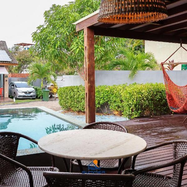 Casa charmosa 2 quartos, 2 banheiros e piscina privativa