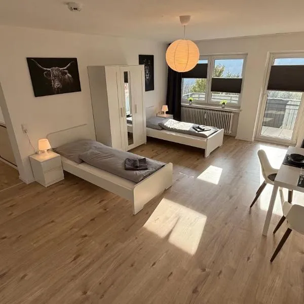GNA02 - Zeitgemäße Apartments mit modernen Küchen, Balkon & Parkplatz: Lüdenscheid şehrinde bir otel