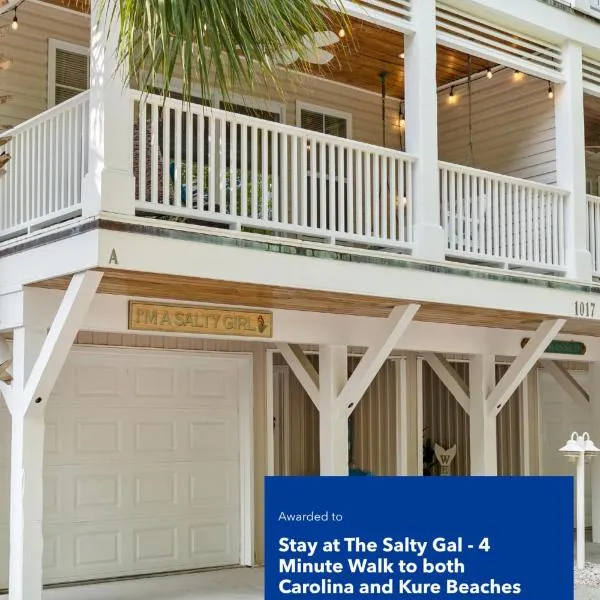 Carolina Beach में, होटल Stay at The Salty Gal - 4 Minute Walk to both Carolina and Kure Beaches