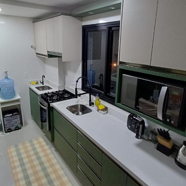 Excelente apartamento com 3 quartos disponíveis Palmas SC próximo a praia - 2 quartos e sala com ar condicionado - Foto 5