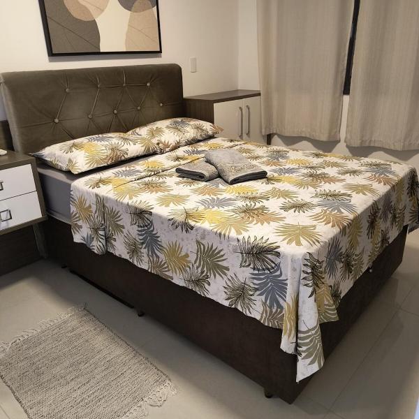 Excelente apartamento com 3 quartos disponíveis Palmas SC próximo a praia - 2 quartos e sala com ar condicionado - Foto 2