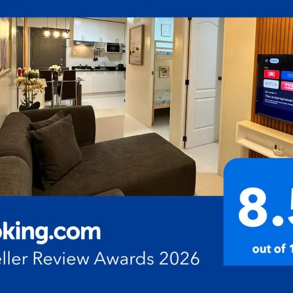 2BR Condo Resort Rentals with Balcony, FREE Pool, Gym and FREE Parking near Airport- B2 5Nambulite – hotel w mieście Puerto Princesa