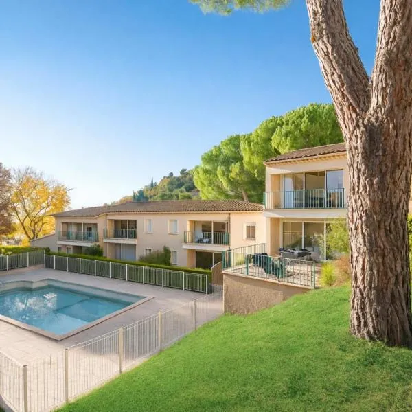 Résidence ALBIZIA - Cure Thermale, Piscine & Parking , Face au Château - Rénové 2026, hotel in Gréoux-les-Bains