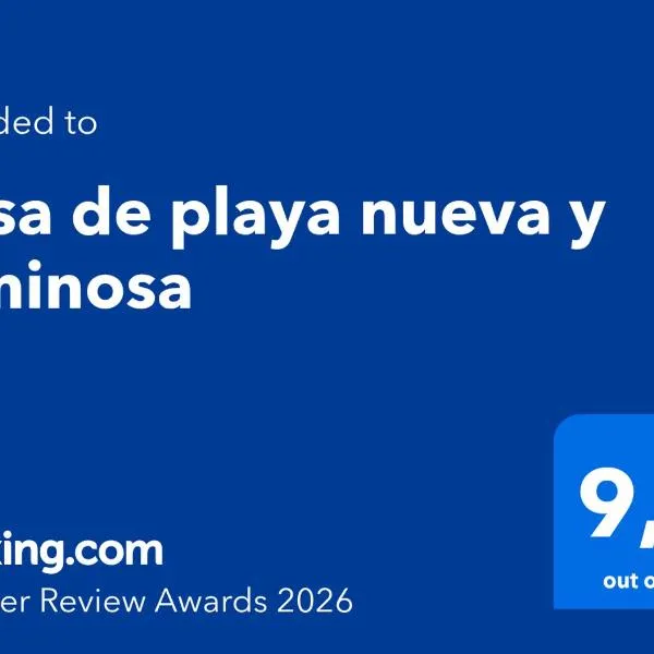 Viesnīca Casa de playa nueva y luminosa pilsētā Čiklana de la Frontera