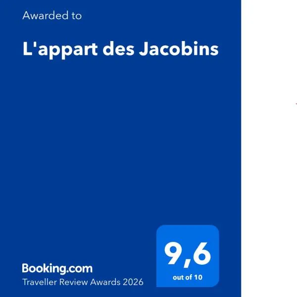 L'appart des Jacobins, hotel a Saint-Émilion