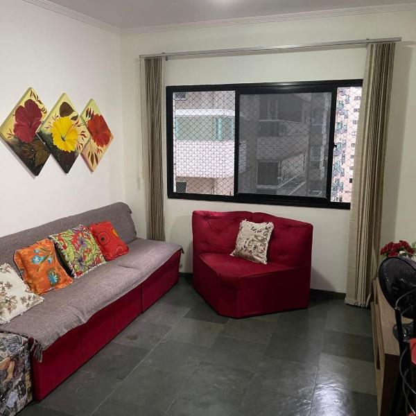 Apartamento - 200m da Praia Canto do Forte - 6 pessoas