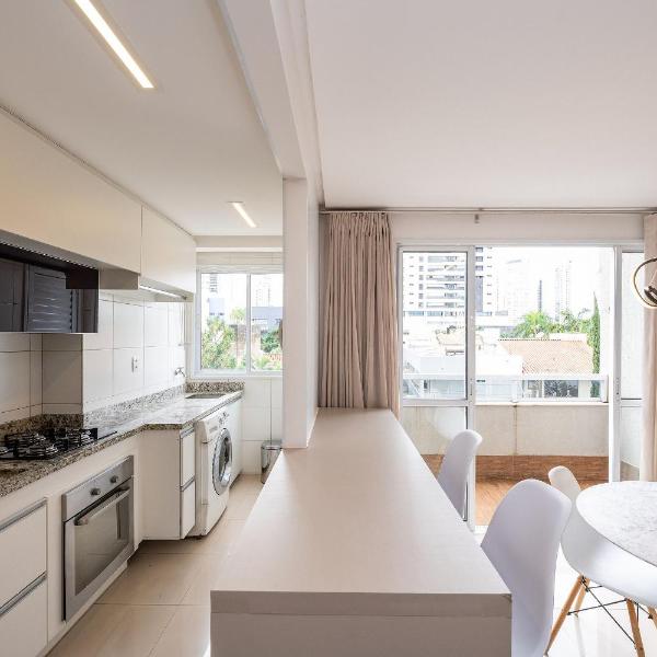 Duplex Luxuoso 2Q com Varanda Gourmet em Cond. c/Piscina aquecida | Sauna | Garagem | Academia | Wi-Fi | Ar | Portaria 24h| Perto de tudo no Setor Bueno - Foto 5