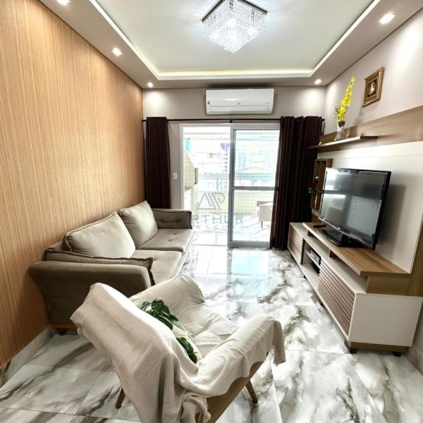 Apto Confortável e Reformado a 200m da Praia da Guilhermina - 2 Vagas, WiFi e Roupas de Cama Inclusas! - Foto 2