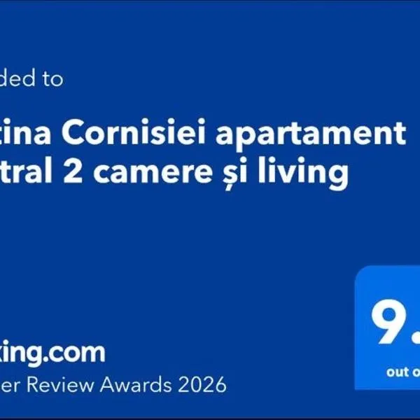 Slatina Cornisiei Luxury apartament central 2 camere și living Oferim transport de la aeroport și retur contra cost, отель в Слатине