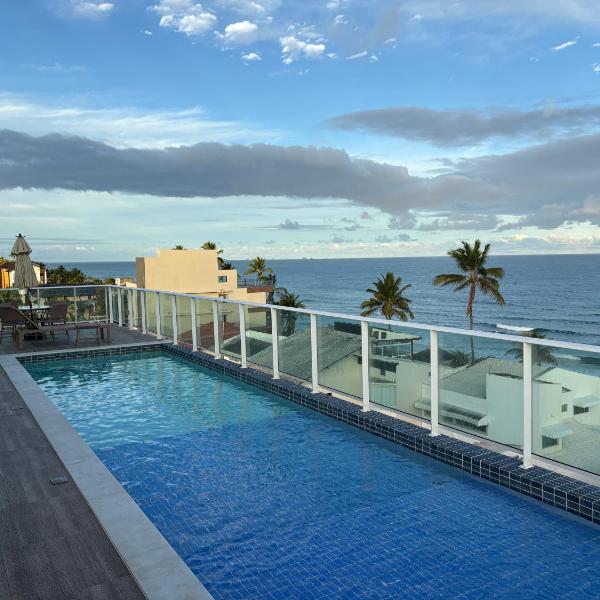 Lindo Flat vista mar Porto de Galinhas - Foto 4