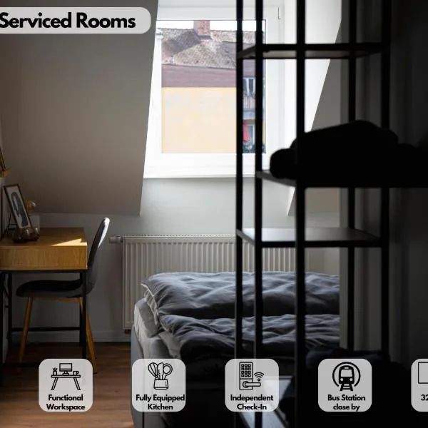 BM Rooms Innenstadt - Moderne City Zimmer mit eigenem Bad im Herzen der Innenstadt, Hotel in Bamberg