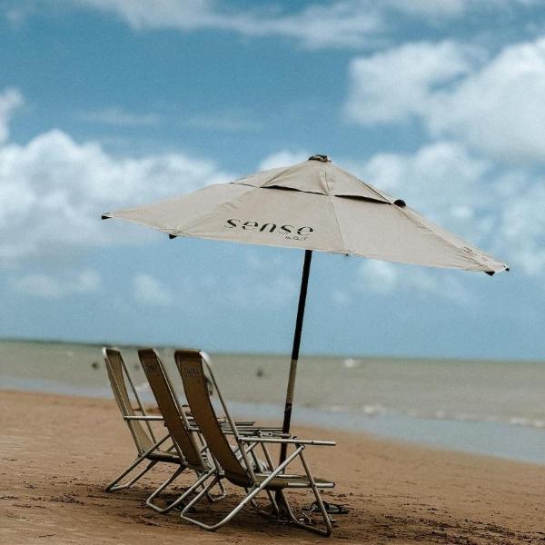 Flat pé na areia com jacuzzi privativa - GS016