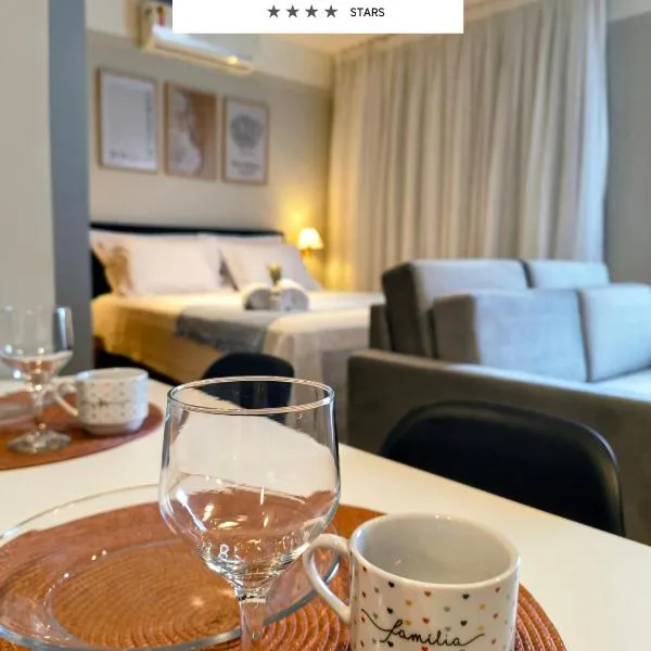 Flat Hotel Merc Espaçoso Ibirapuera 4 estrelas com Wi-Fi Recepção 24 horas 3PRI, hotel in São Paulo