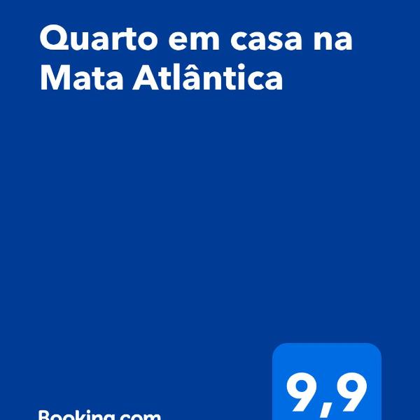 Quarto em casa na Mata Atlântica