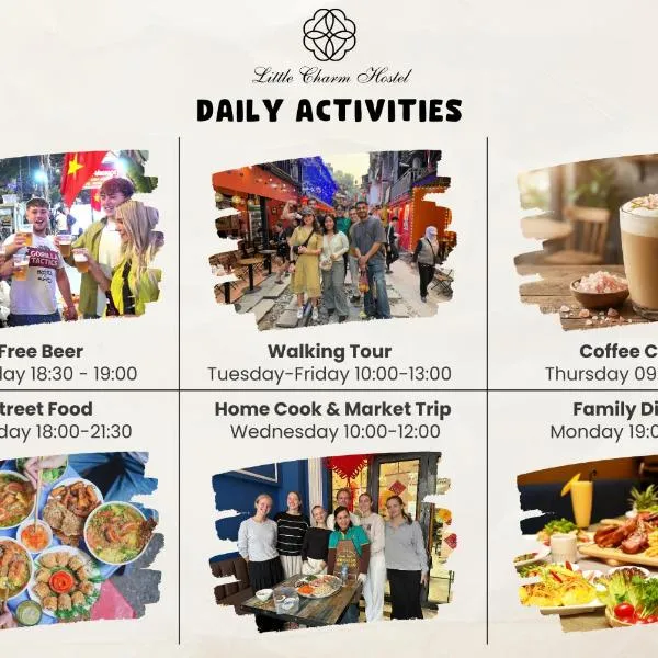 Little Charm Hanoi Hostel, hotel v Hanoji