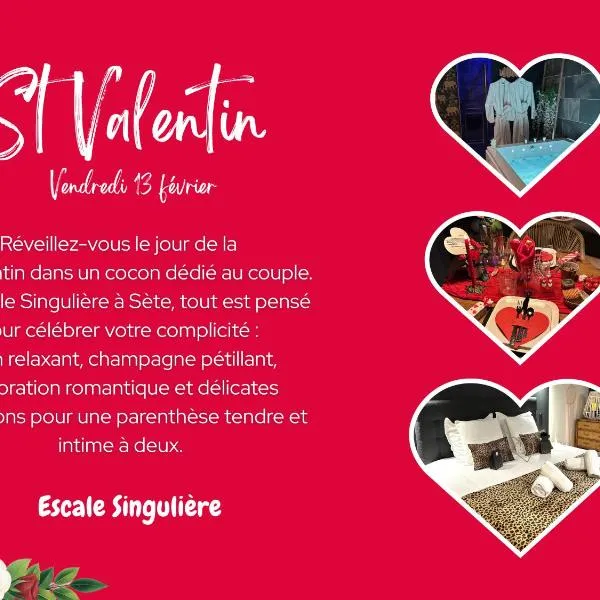Escale Singulière - Luxe & balnéo à Sète，塞特港的飯店