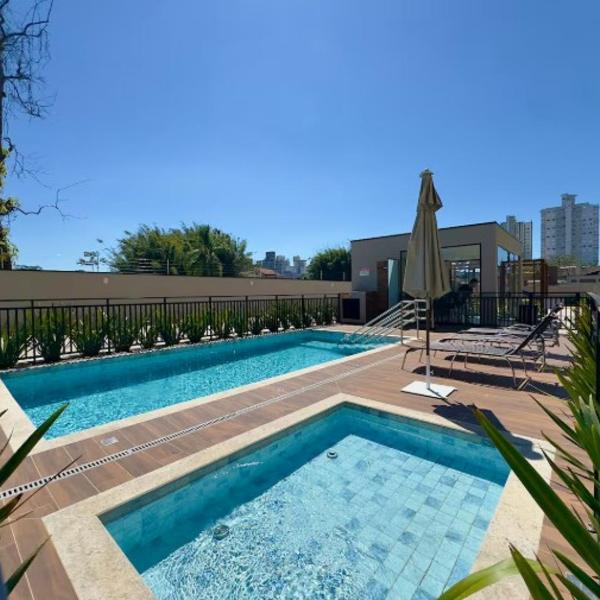 Apartamento Piçarras Piscina Churrasqueira e Vista Mar