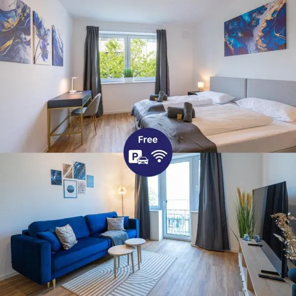 Skipper's Deck - Stilvoll und zentral nahe Hafen und Deich, inkl Parken, 2 Arbeitsplätze, Wlan, voll ausgestattete Küche, hotel a Bremerhaven